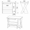 Стол компьютерный СКМ-4 NEW (3872 Компанит)